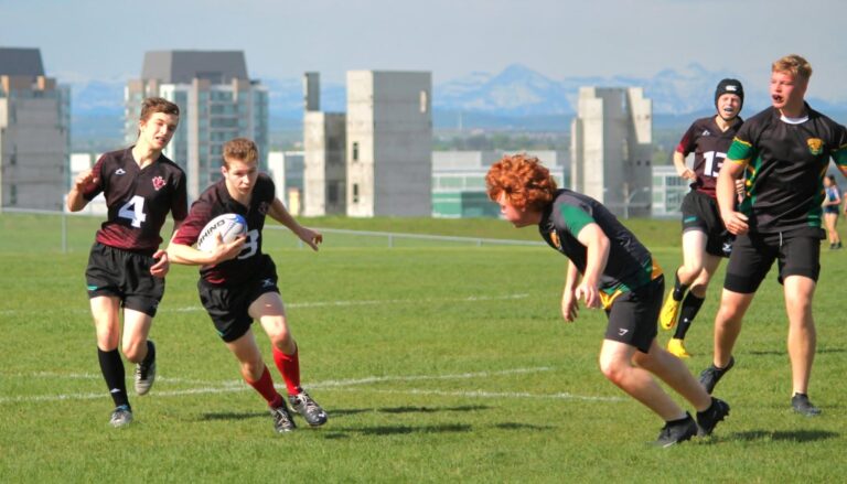 Holy Rosary Raiders Rugby 7s take sportsmanship award at Alberta provincials