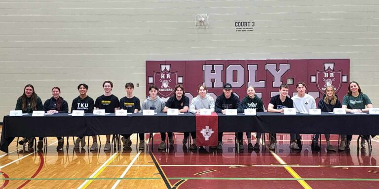 Holy Rosary sends 15 student-athletes to post-secondary