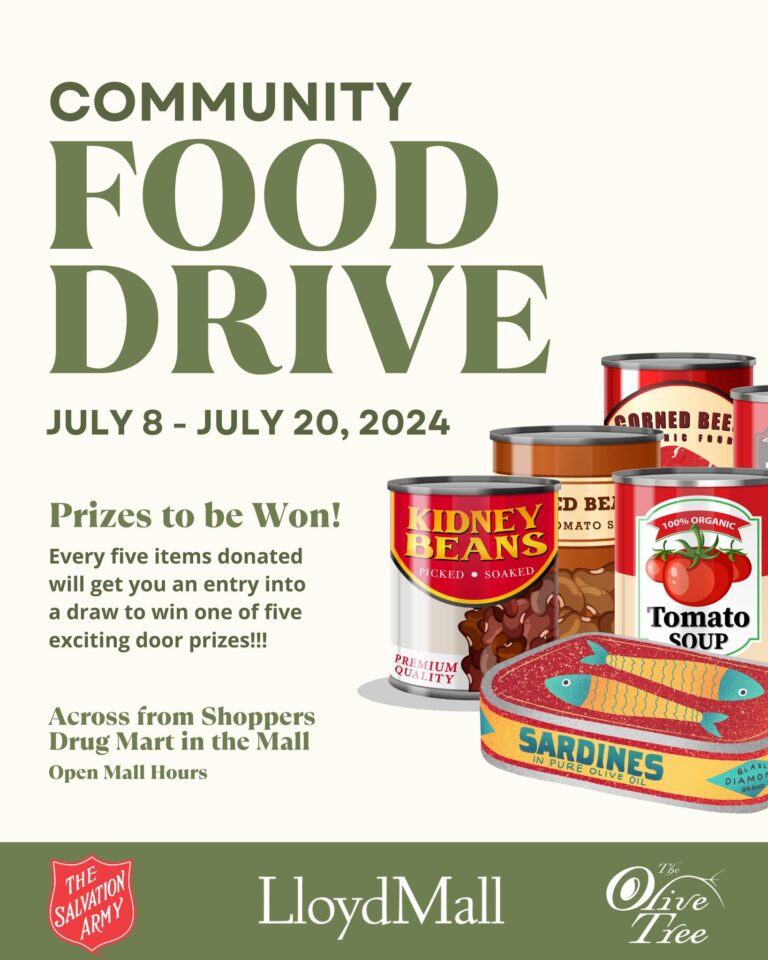 Olive Tree, Salvation Army lead Community Food Drive at LloydMall