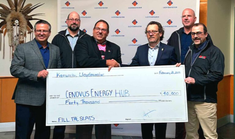 Edmonton Kenworth sponsors dressing room at Cenovus Energy Hub