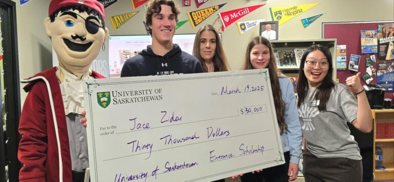 Surprise $30K scholarship to U of S for Holy Rosary student