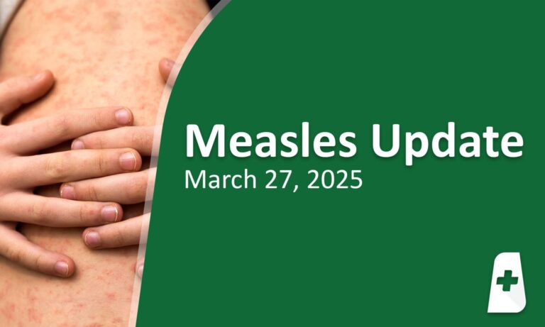 Measles risk for North Battleford, Saskatoon, Mar. 20-23: SHA