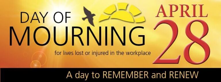 Honouring those who have died on the job