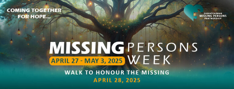 Missing Persons Week, April 27 to May 3