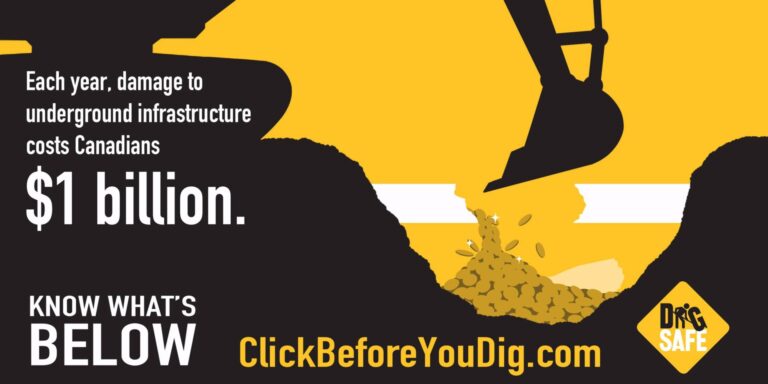 Join the Dig Safe movement, click before you dig