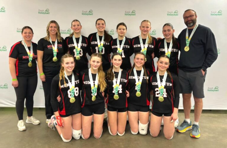Momentum scores provincial volleyball gold