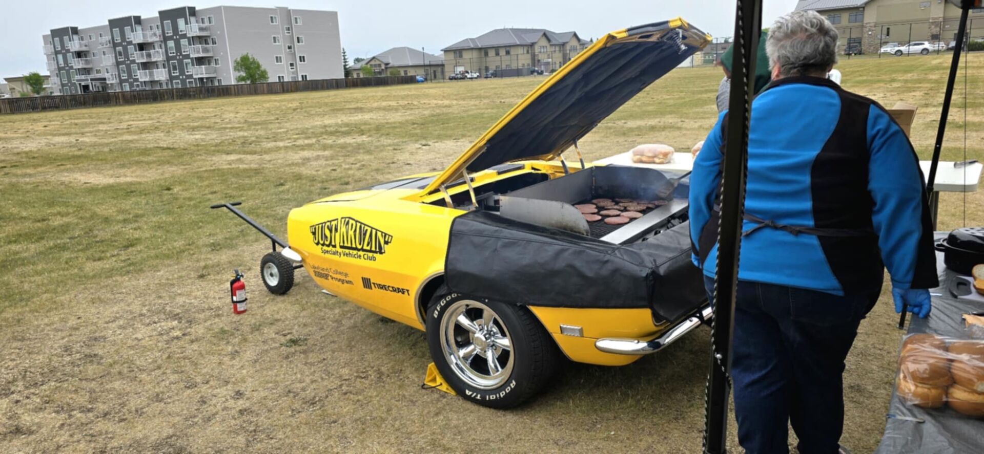 Just Kruzin' was out with a specialty grill to serve a tasty barbecue.