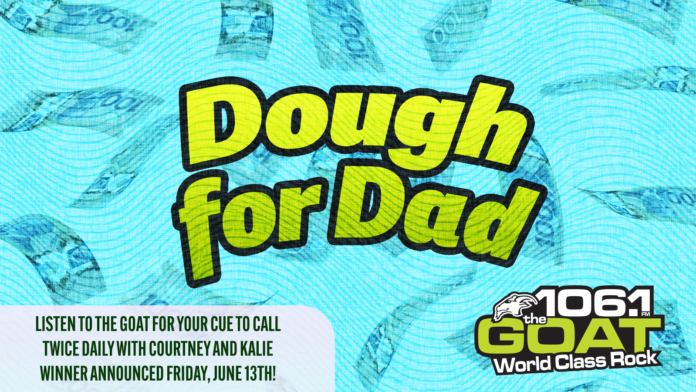 Dough For Dad contest banner