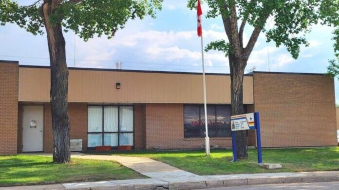 Vermilion RCMP building. Photo: Gerry Lampow 106.1 The Goat/Vista Radio.