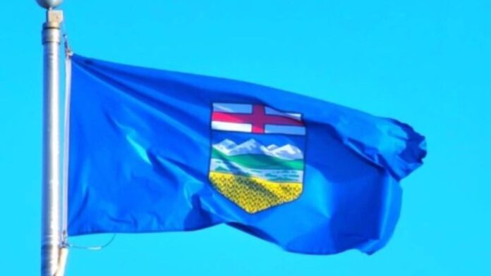 Alberta flag.