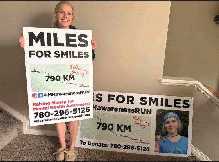 Nicole Troyer is doing the run to raise awareness for mental health.