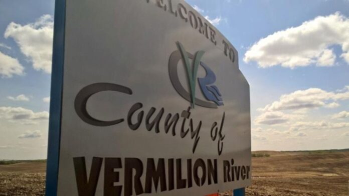County of Vermilion River sign. Photo credit: County of Vermilion River.