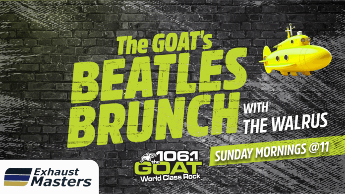 CKLM GOAT Beatles Brunch banner