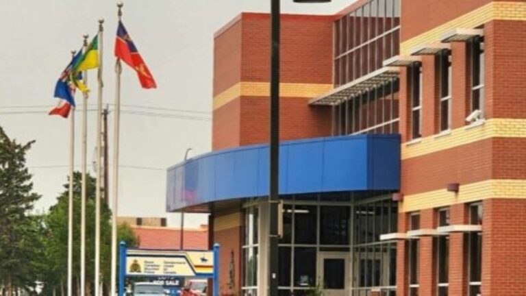 Lloydminster RCMP building.