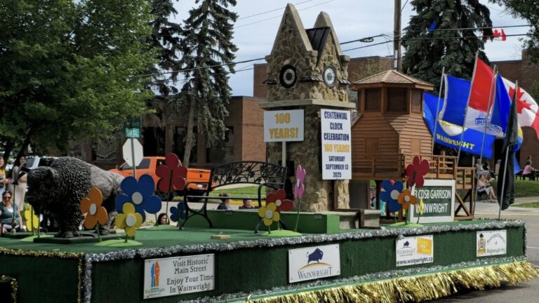 The parade float from the Town of Wainwright has won this year's best overall float at the Lloyd Ex Parade.  