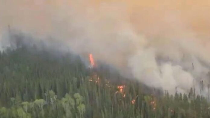 File photo of Saskatchewan wildfires from 2023-24