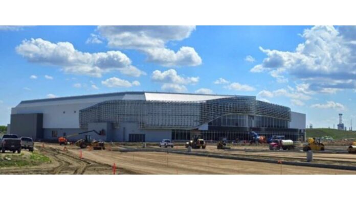 Cenovus Energy Hub nears its fall completion. Picture taken on May 27, 2025.