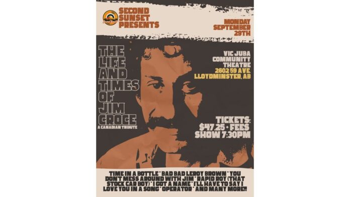 Poster for Jim Croce legacy celebration at Vic Juba, Sep. 29.