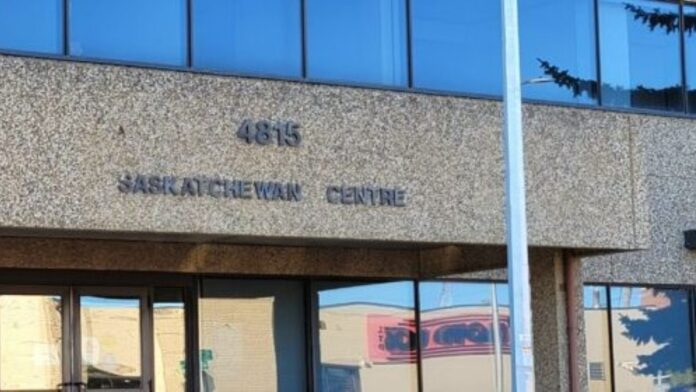 Lloydminster, Saskatchewan provincial court. | Photo: Gerry Lampow - 106.1 The Goat/Vista Radio.