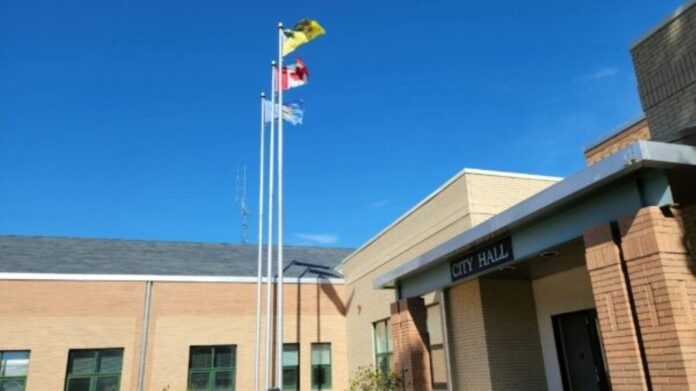Lloydminster City Hall. | Photo: Gerry Lampow - 106.1 FM The Goat/Vista Radio.