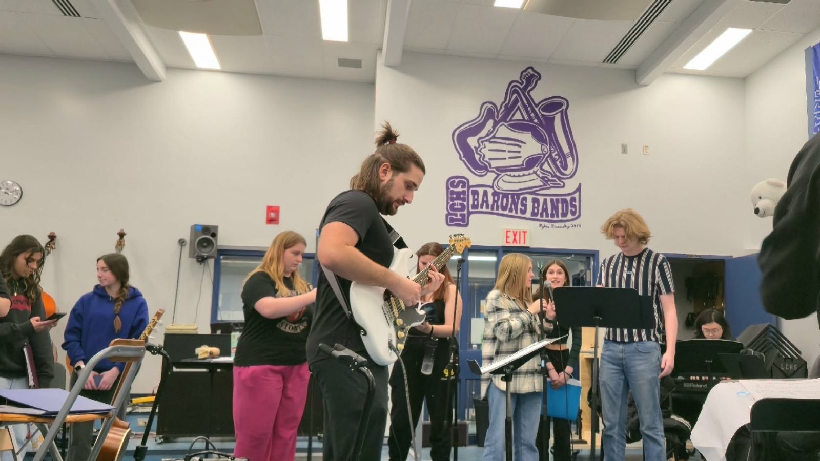 Rehearsals underway for the Lightning Thief. | Photo: 106.1 The Goat/Vista Radio.