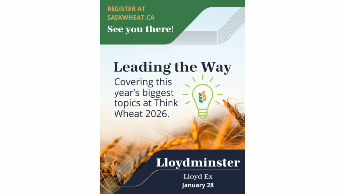 Think Wheat 2026 at Lloyd Ex. | Photo credit: Sask Wheat.