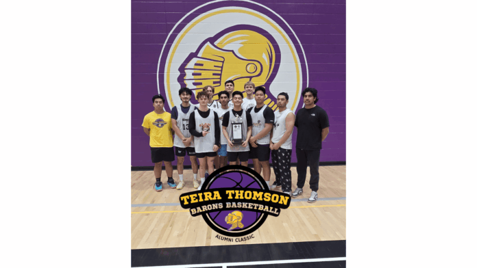 Barons Alumni Basketball Tournament renamed to honour Teira Thomson. | Photo credit: LPSD.