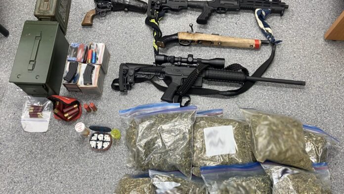 Seized items. | Photo: RCMP.