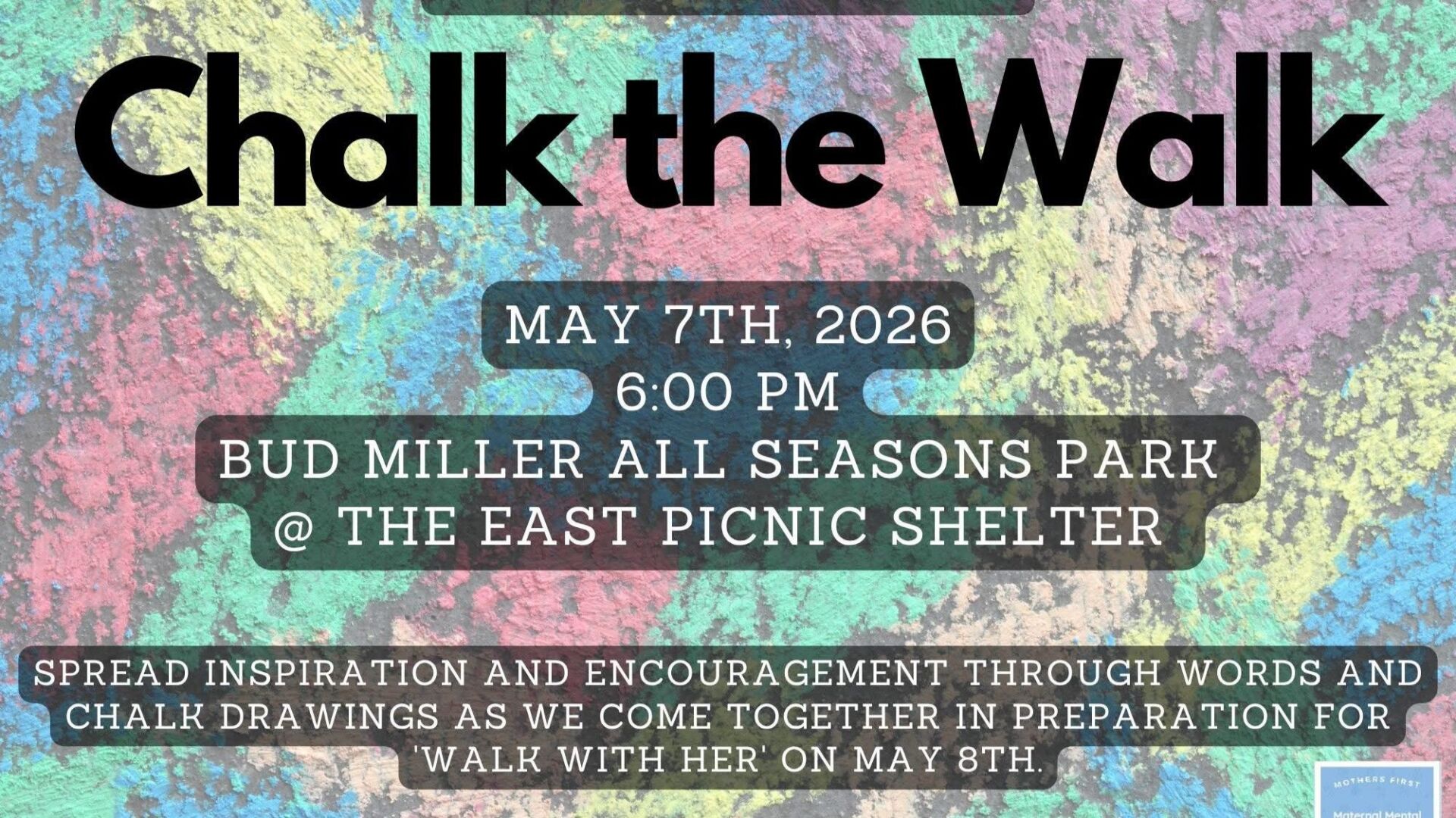 Chalk the Walk Poster. | Photo: Lloydminster Maternal Mental Health Initiative.