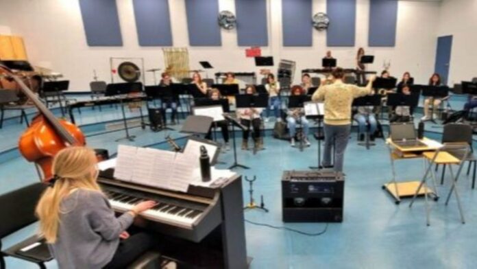 FILE Photo: Band 10 musicians at Lloydminster Comprehensive. | Photo: Gerry Lampow 106.1 The Goat/Vista Radio.
