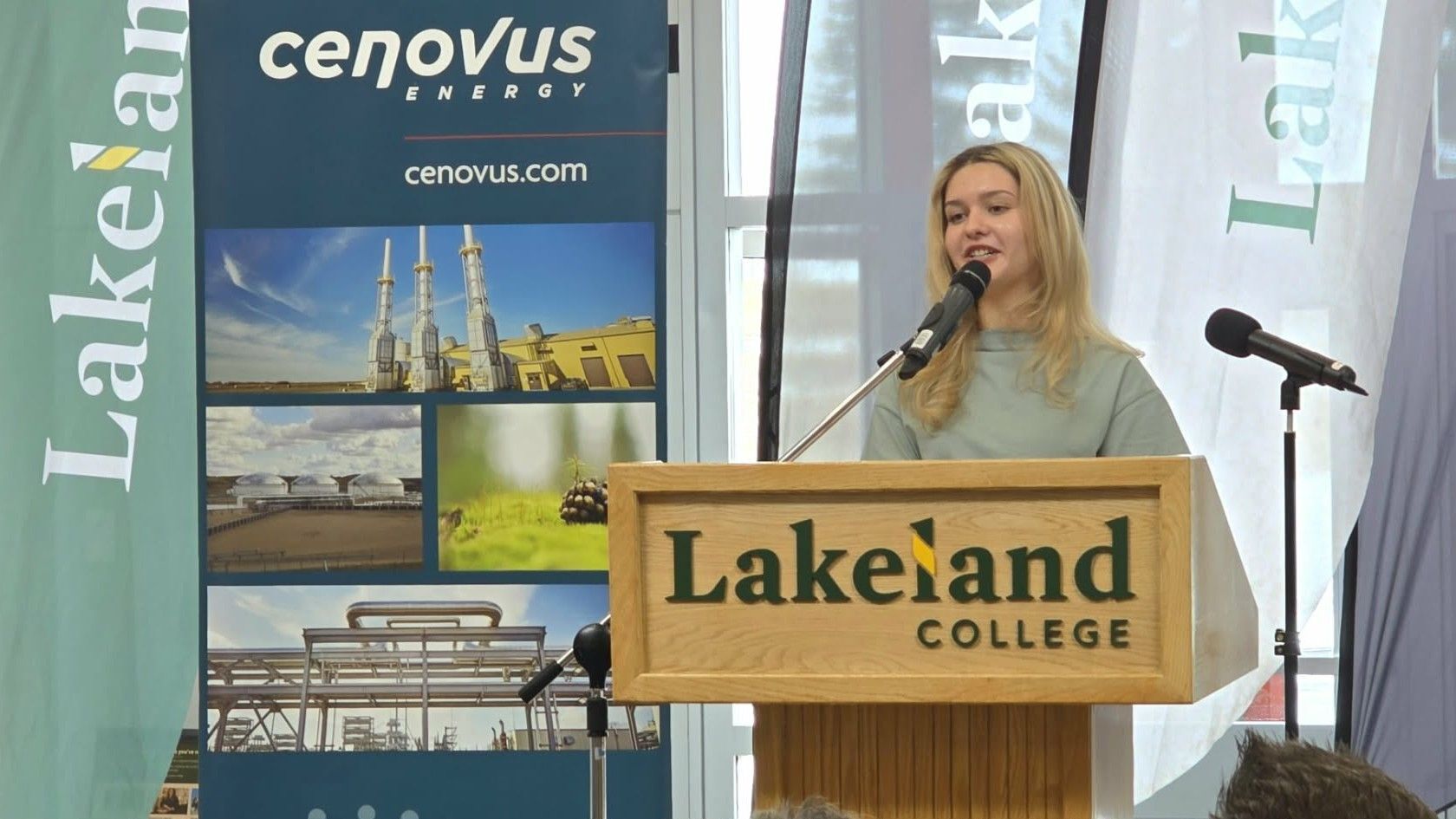Kate Svidrak, Lakeland College alumna and current Cenovus Energy employee. | Photo: 106.1 The Goat/Vista Radio.