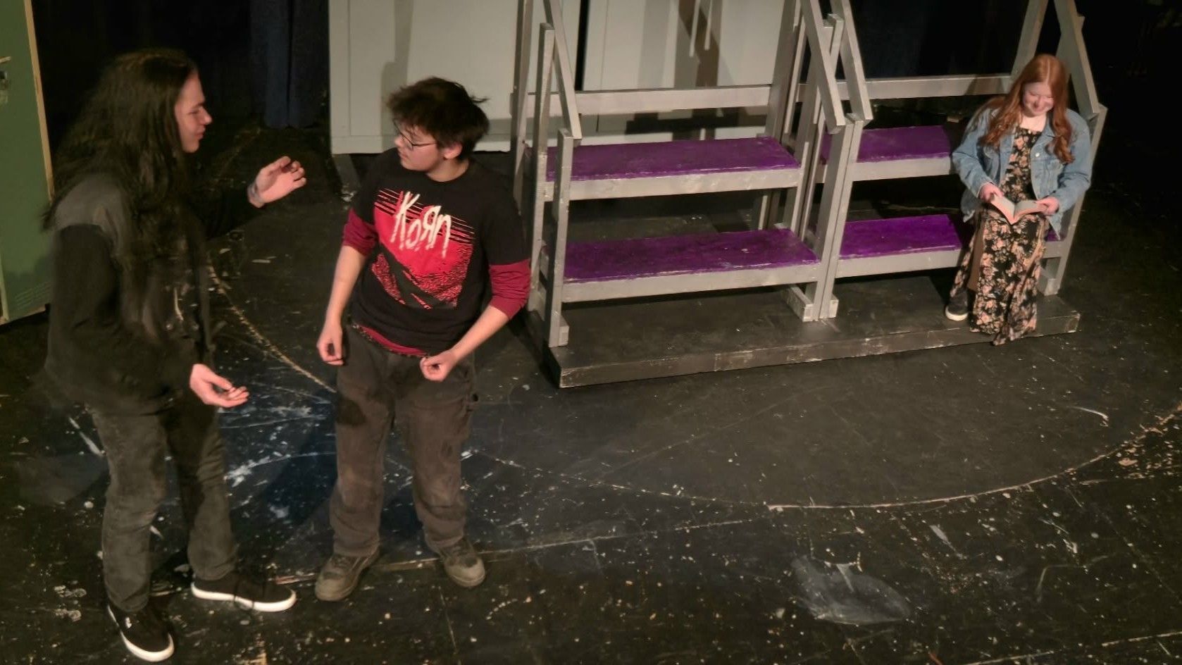 Navigating school life issues in the One-Act play, The Puppet Master. | Photo: 106.1 The Goat/Vista Radio.