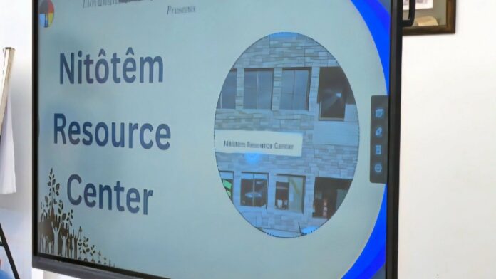 Launch of proposed for resource centre to support unhoused people. | Photo: 106.1 the Goat/Vista Radio.