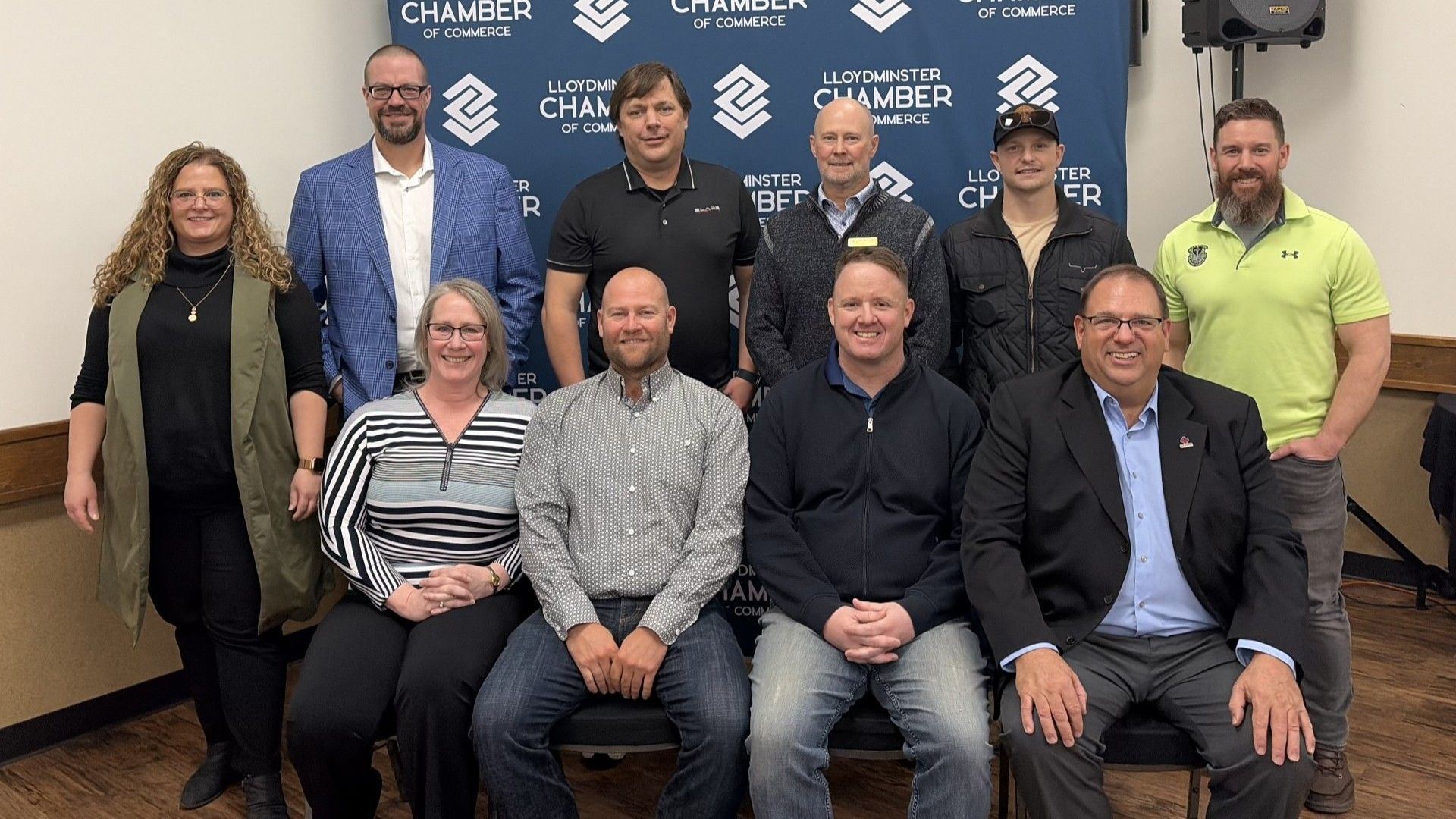 New 11-member board of the Lloydminster Chamber of Commerce. | Photo credit: Lloydminster Chamber of Commerce, socials.