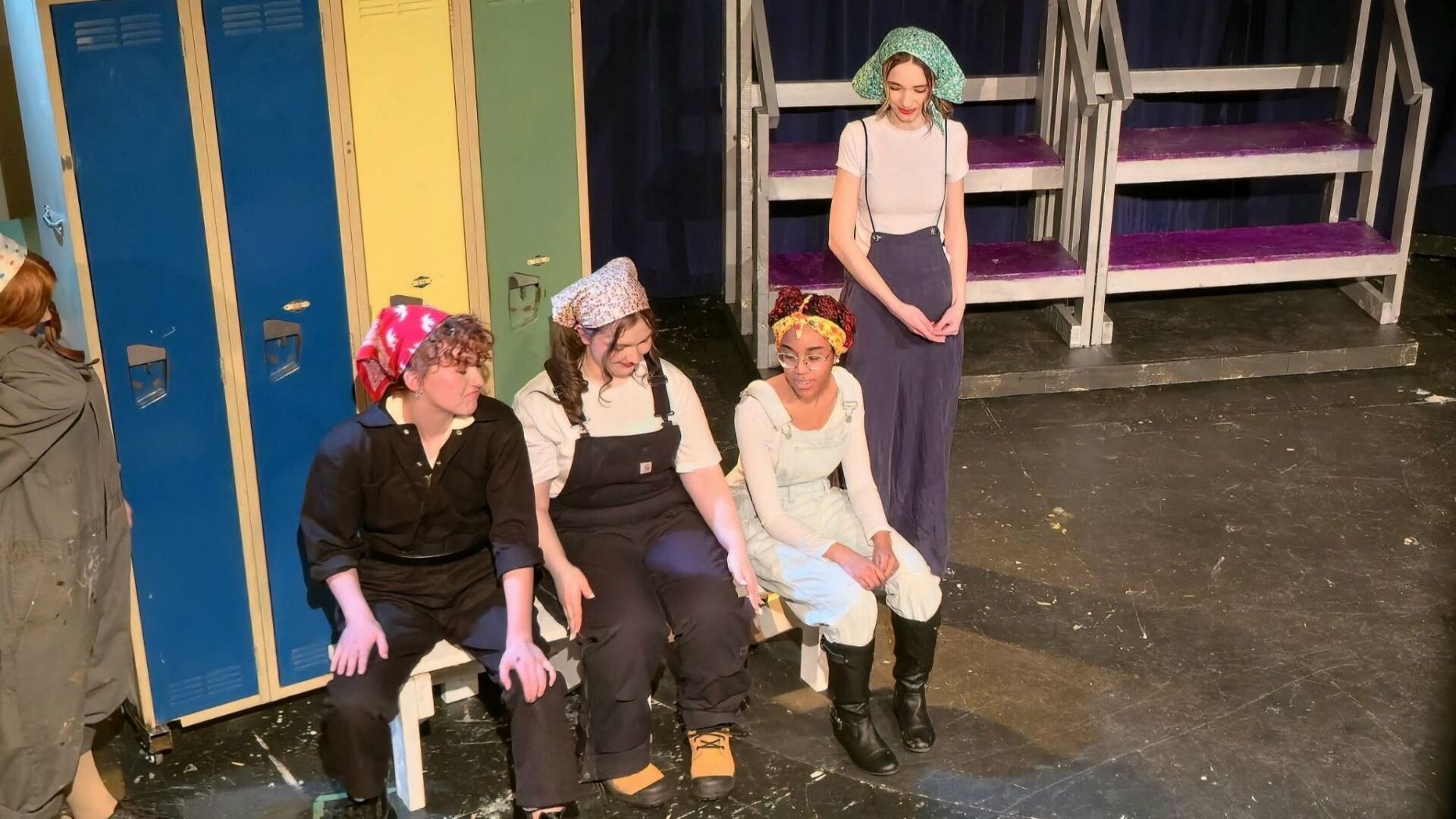Scene from the one-act play, Badger. | Photo: 106.1 The Goat/Vista Radio.
