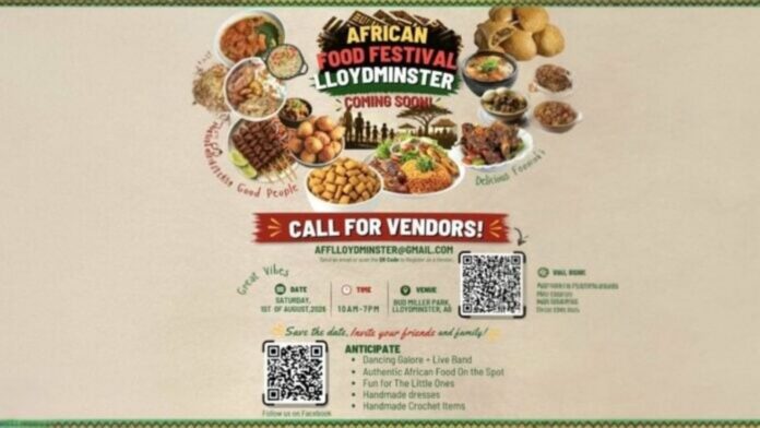 African Food Festival Lloydminster, Aug. 1. | Photo: African Food Festival Lloydminster.