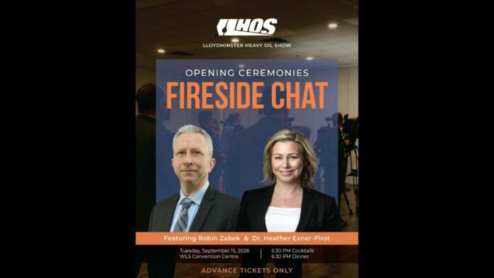 Lloydminster Heavy Oil Show Fireside Chat, Sep. 15. | Photo: Lloydminster Heavy Oil Show, socials.