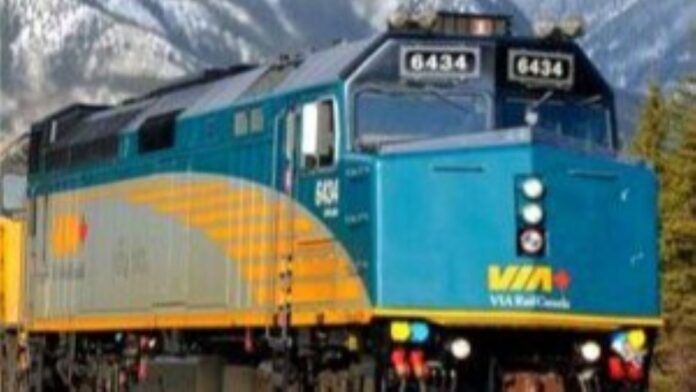 VIA Rail train. Photo: VIA Rail, social media.