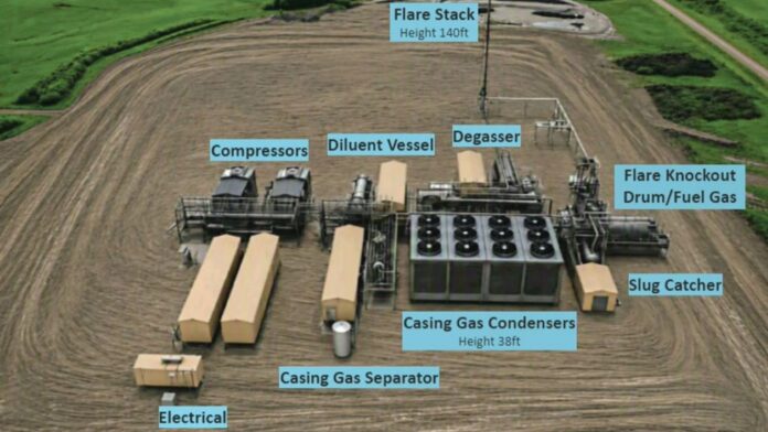 Spruce Lake Thermal Facility upgrade. Artist drawing. | Photo: Cenovus Energy.