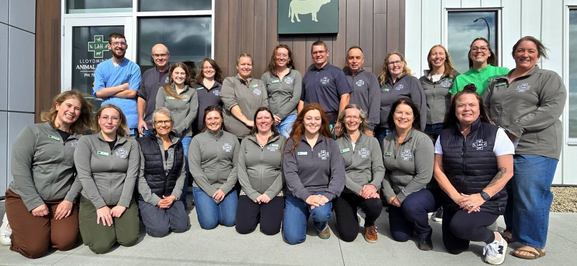 Staff at Lloydminster Animal Hospital. | Photo: 106.1 The Goat/Vista Radio.