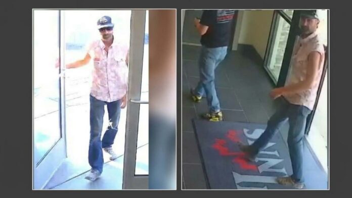Police seek help identifying this man seen in Lloydminster with 42-year-old Scot MacDermid and his two children, six-year-old George and nine-year-old Lesley, who were the subjects of a missing persons alert issued on Sept. 8. | Photo: Edmonton Police.