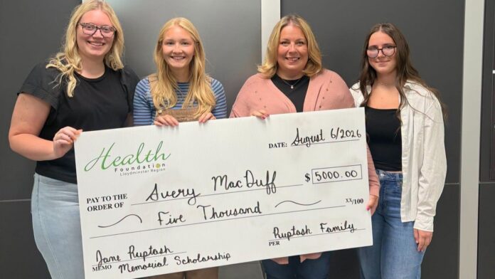 Avery MacDuff among this year's recipients of LRHF scholarships. | Photo: LRHF, social media.